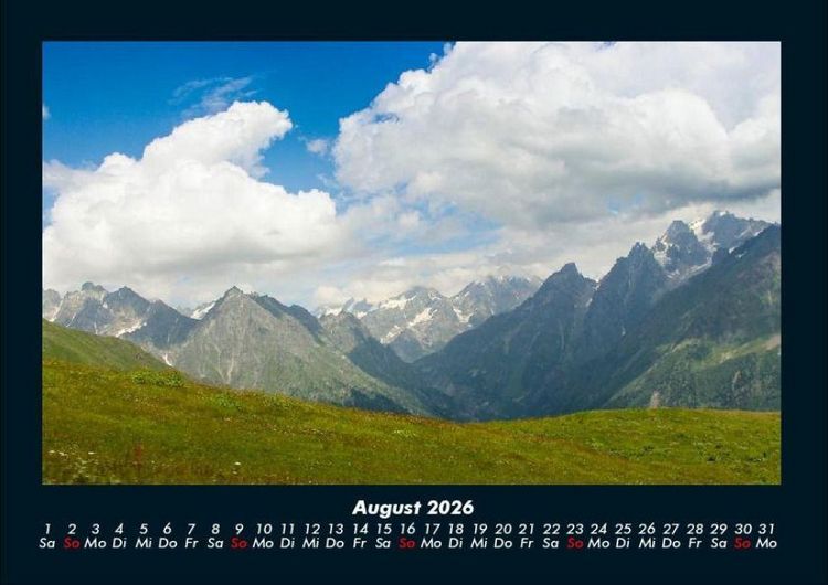 Produktbild: Bergige Welten 2026 Fotokalender DIN A4