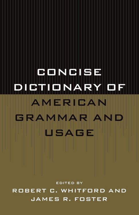 Produktbild: Concise Dictionary of American Grammar and Usage