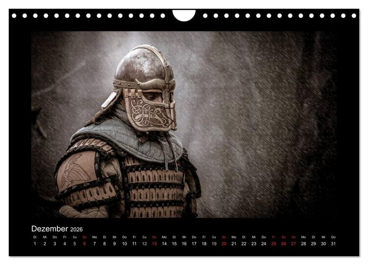 Produktbild: Wikinger und Krieger (Wandkalender 2026 DIN A4 quer), CALVENDO Monatskalender