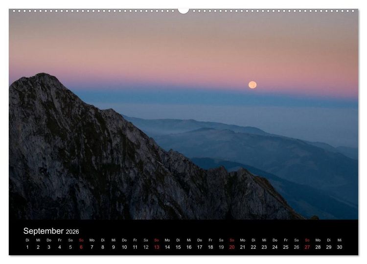 Produktbild: Lichtstimmungen Schweiz 2026 (Wandkalender 2026 DIN A2 quer), CALVENDO Monatskalender