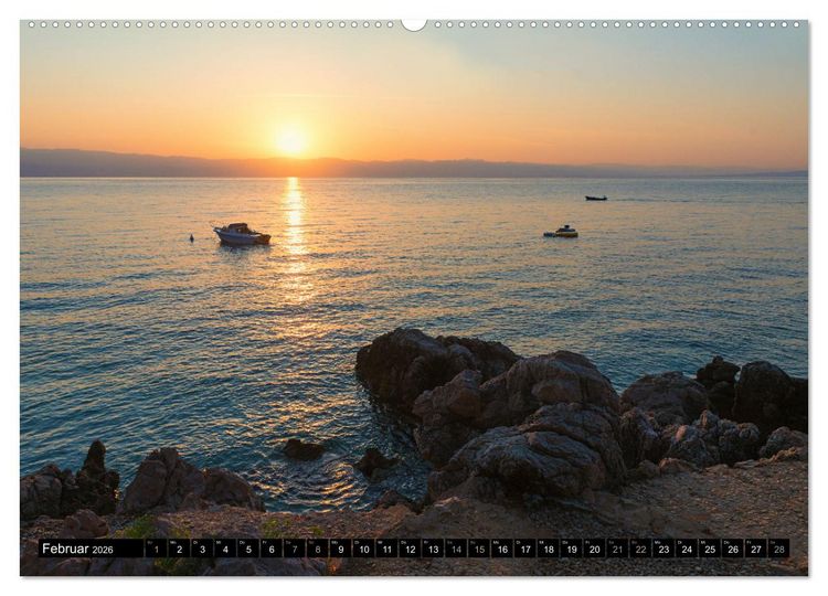 Produktbild: Moscenicka Draga 2026 - Urlaubsparadies an der Kvarner Bucht (Wandkalender 2026 DIN A2 quer), CALVENDO Monatskalender