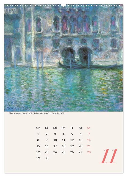 Produktbild: Claude Monet Impressionen 2027 (Wandkalender 2027 DIN A2 hoch), CALVENDO Monatskalender