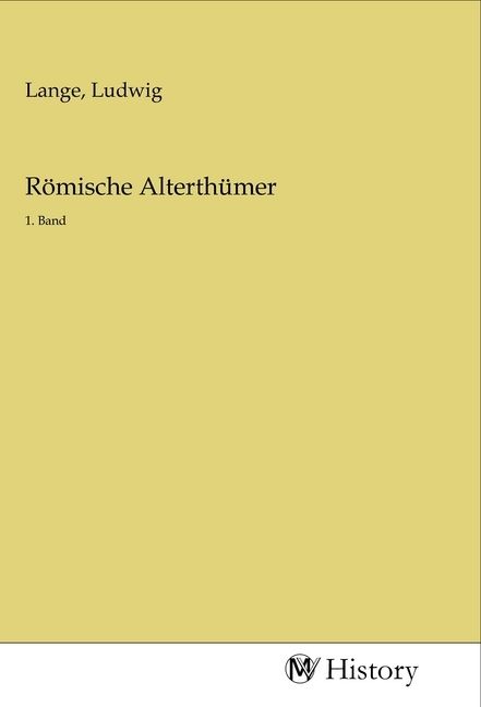 Produktbild: R&ouml;mische Alterth&uuml;mer