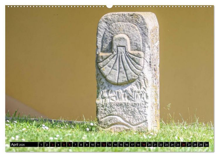 Produktbild: Jakobsweg Steigerwald (hochwertiger Premium Wandkalender 2026 DIN A2 quer), Kunstdruck in Hochglanz