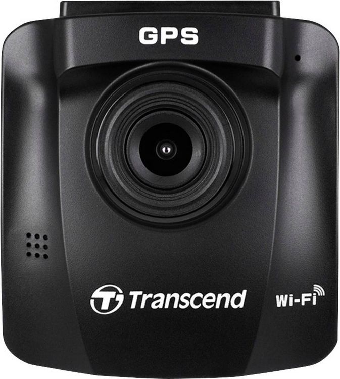 Produktbild: Transcend DrivePro 230Q Dashcam mit GPS Blickwinkel horizontal max.=130 &deg; 12 V Akku, Fahrspurassistent, WLAN, Auffahrwarner, Display