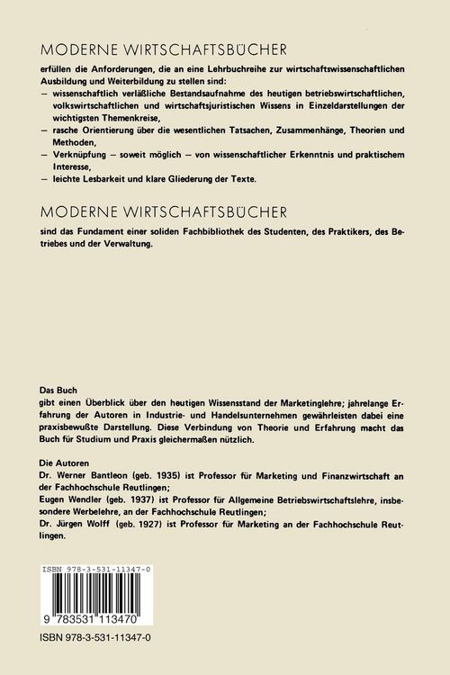 Produktbild: Absatzwirtschaft