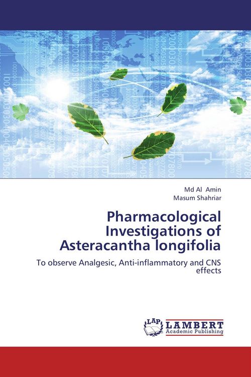 Produktbild: Pharmacological Investigations of Asteracantha longifolia