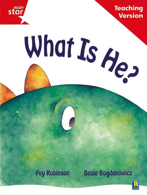 Produktbild: Rigby Star Guided Reading Red Level: What Is He? Teaching Version