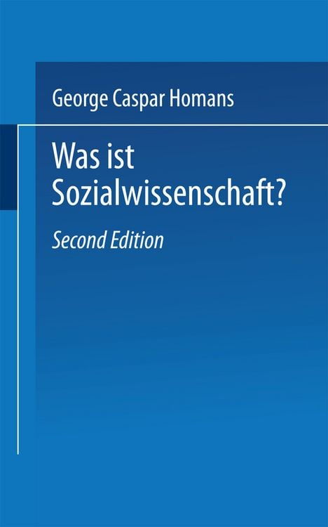 Produktbild: Was ist Sozialwissenschaft?
