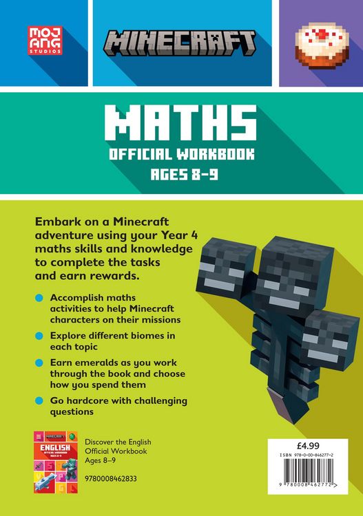 Produktbild: Minecraft Maths Ages 8-9