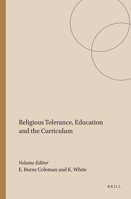 Produktbild: Religious Tolerance, Education and the Curriculum