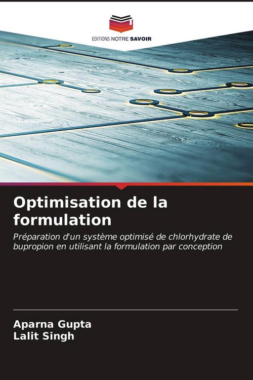 Produktbild: Optimisation de la formulation