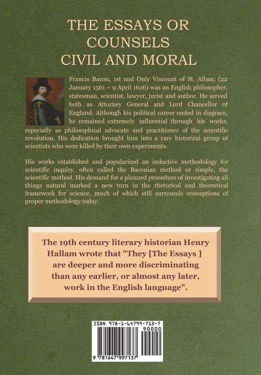 Produktbild: Bacon's Essays