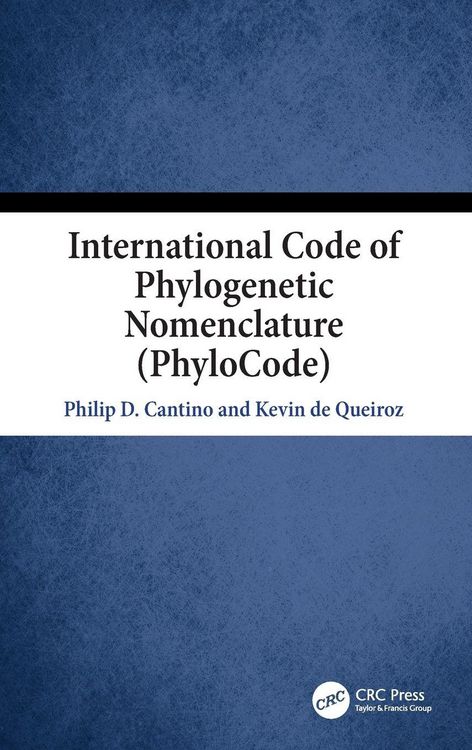 Produktbild: International Code of Phylogenetic Nomenclature (PhyloCode)
