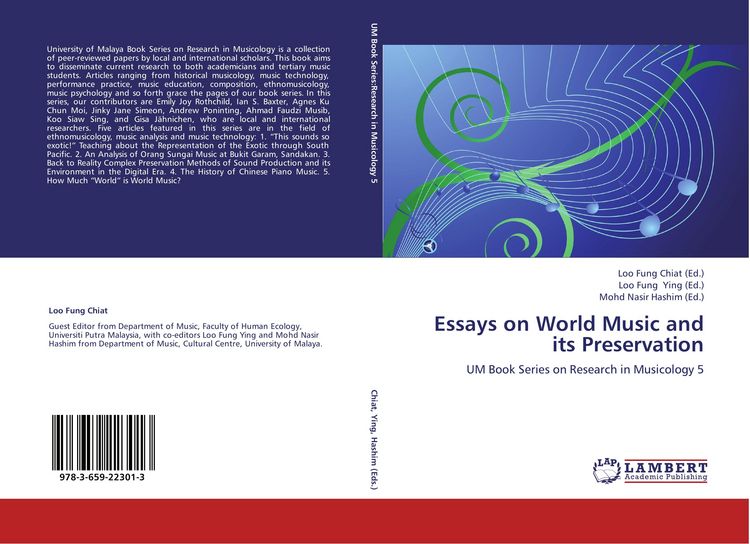 Produktbild: Essays on World Music and its Preservation