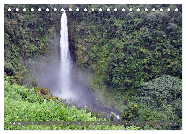 Produktbild: The Big Island of Hawaii (Tischkalender 2026 DIN A5 quer), CALVENDO Monatskalender