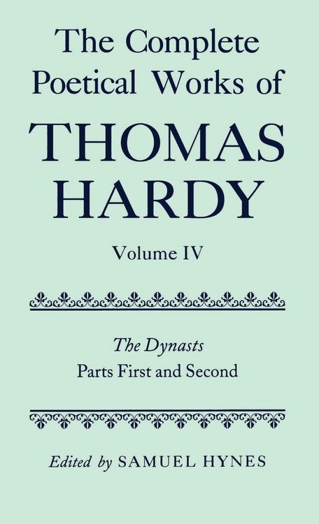 Produktbild: The Complete Poetical Works of Thomas Hardy