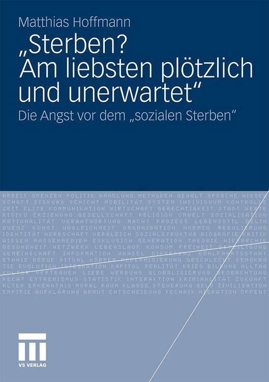 Produktbild: "Sterben? Am liebsten pl&ouml;tzlich und unerwartet."