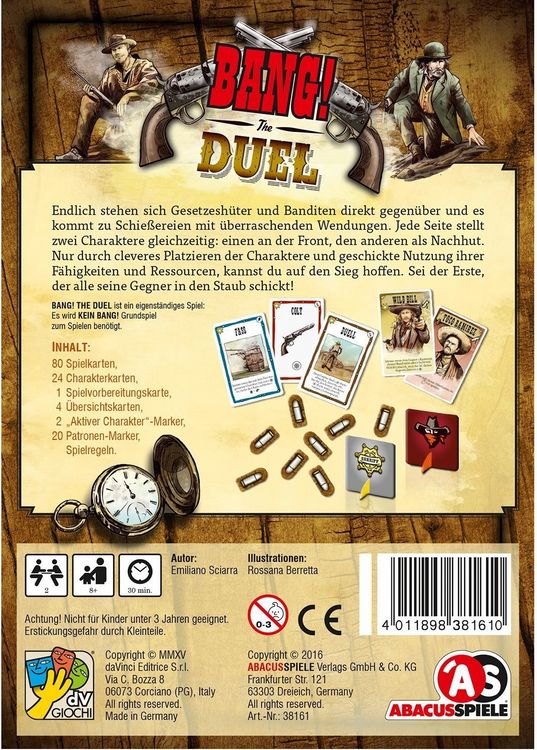Produktbild: BANG! The Duel