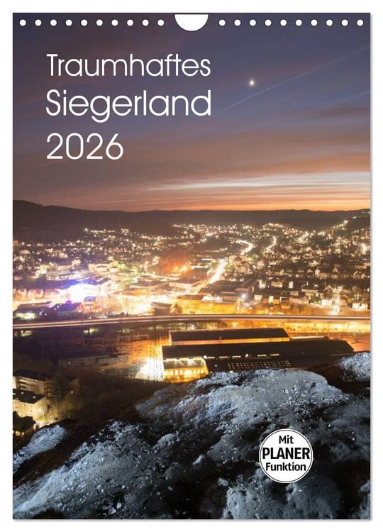 Produktbild: Traumhaftes Siegerland 2026 (Wandkalender 2026 DIN A4 hoch), CALVENDO Monatskalender