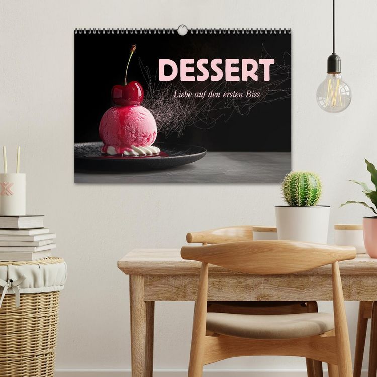 Produktbild: Dessert - Liebe auf den ersten Biss (Wandkalender 2026 DIN A3 quer), CALVENDO Monatskalender