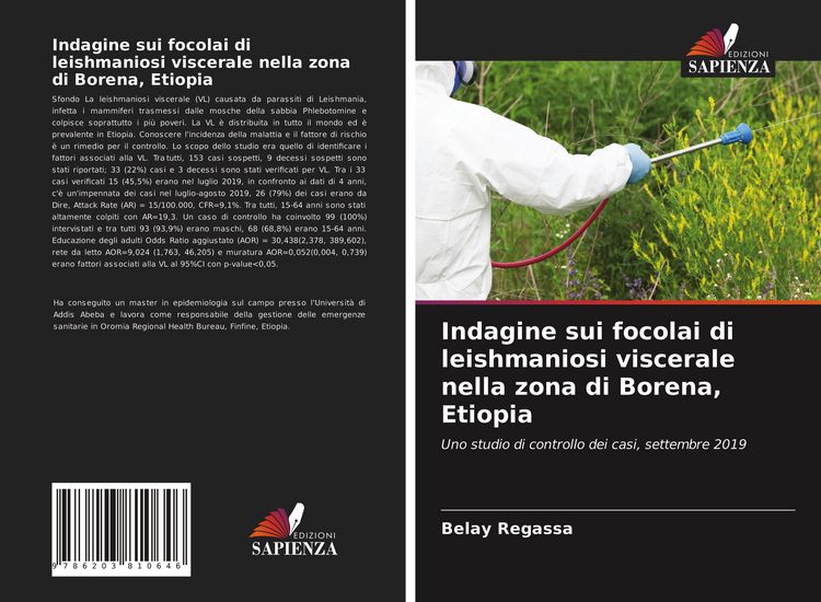 Produktbild: Indagine sui focolai di leishmaniosi viscerale nella zona di Borena, Etiopia