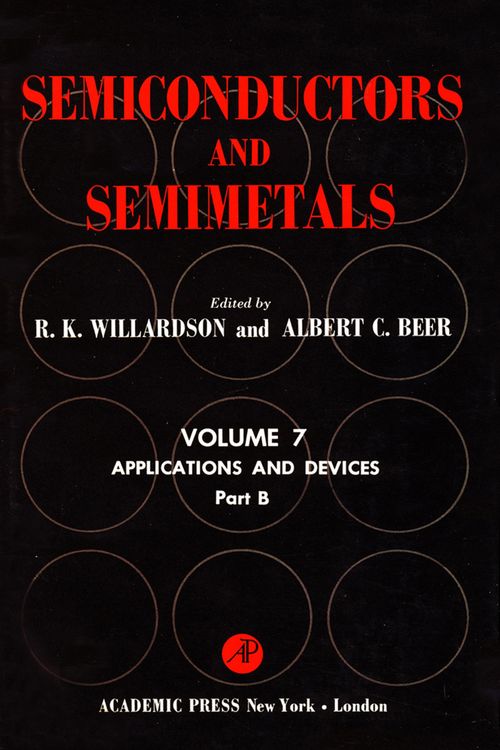Produktbild: Semiconductors and Semimetals