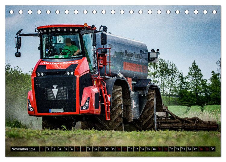Produktbild: Agrartechnik (Tischkalender 2026 DIN A5 quer), CALVENDO Monatskalender