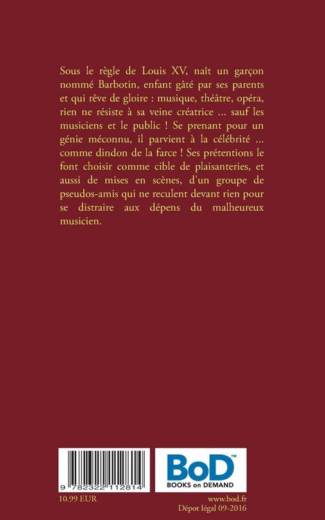 Produktbild: Monsieur Barbotin, Ma&icirc;tre en Musique