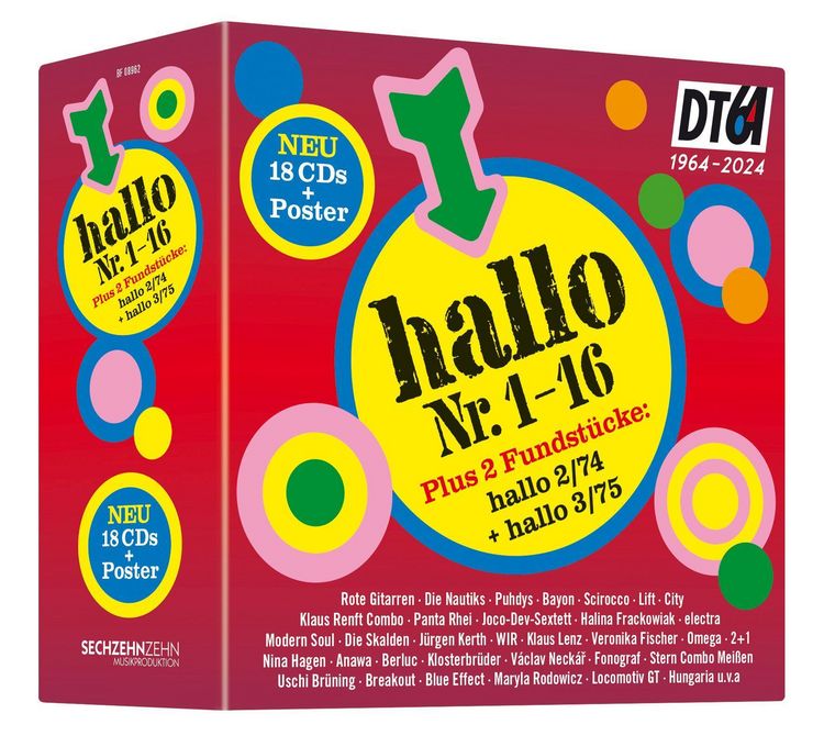 Produktbild: Hallo, 18 CD Box