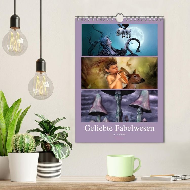 Produktbild: Geliebte Fabelwesen (Wandkalender 2026 DIN A4 hoch), CALVENDO Monatskalender