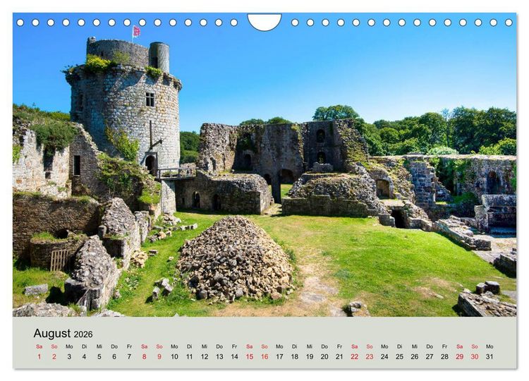 Produktbild: Frankeichs Bauwerke - Schl&ouml;ser und Burgen in der Grand Nation (Wandkalender 2026 DIN A4 quer), CALVENDO Monatskalender