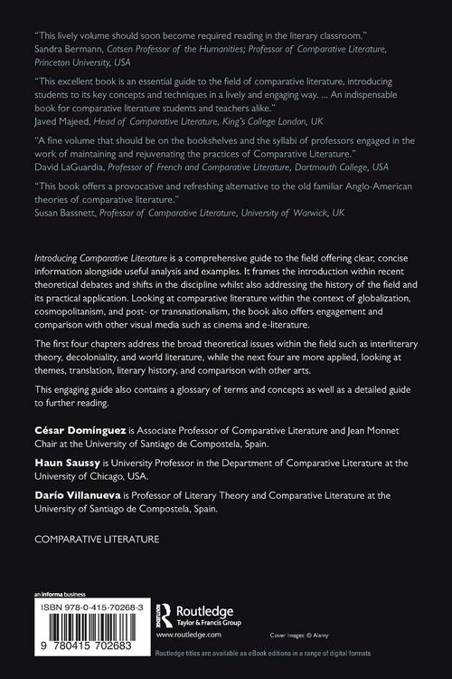 Produktbild: Introducing Comparative Literature