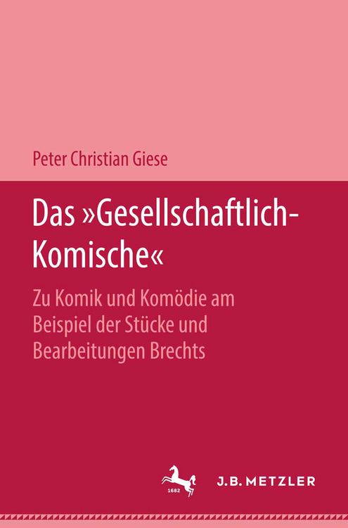 Produktbild: Das "Gesellschaftlich-Komische"