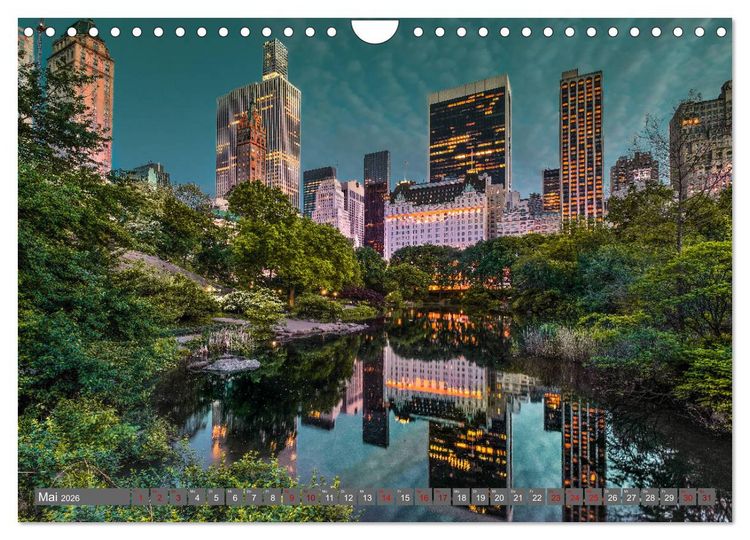 Produktbild: New York City Vibes (Wandkalender 2026 DIN A4 quer), CALVENDO Monatskalender
