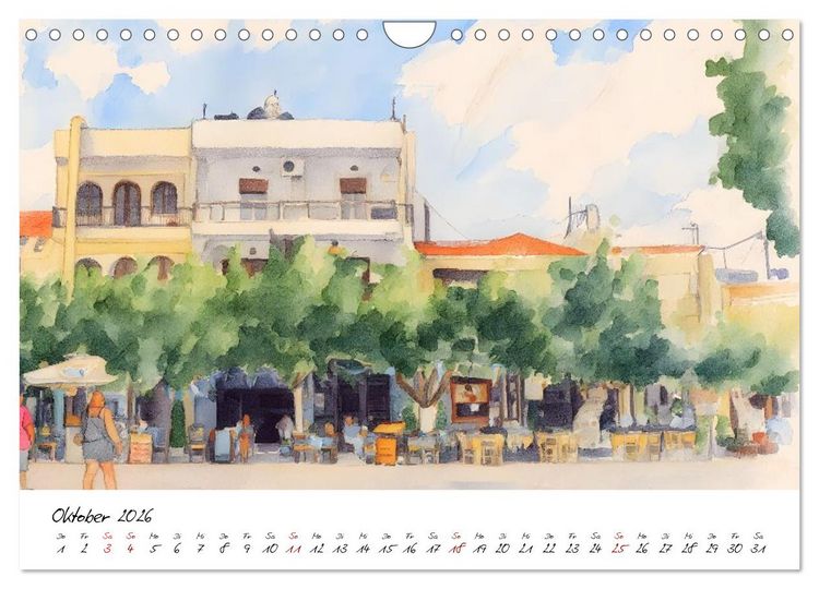 Produktbild: Kretas einladende Urlaubsorte (Wandkalender 2026 DIN A4 quer), CALVENDO Monatskalender