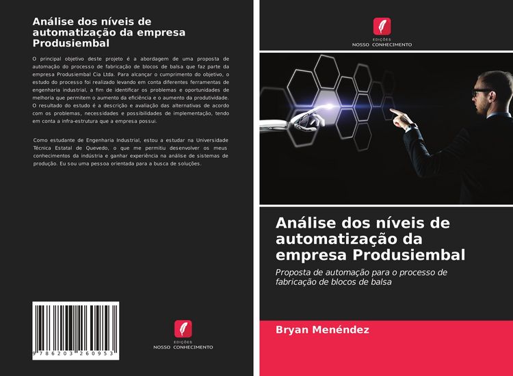 Produktbild: An&aacute;lise dos n&iacute;veis de automatiza&ccedil;&atilde;o da empresa Produsiembal