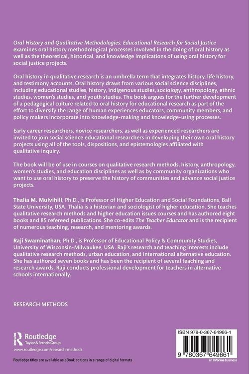 Produktbild: Oral History and Qualitative Methodologies