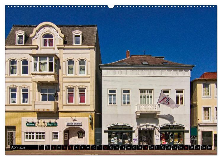 Produktbild: Stadtansichten Cuxhaven (hochwertiger Premium Wandkalender 2026 DIN A2 quer), Kunstdruck in Hochglanz