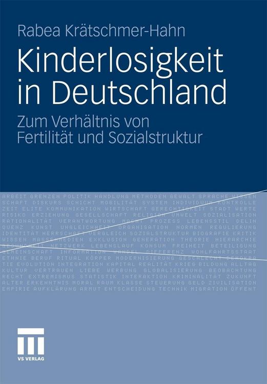 Produktbild: Kinderlosigkeit in Deutschland