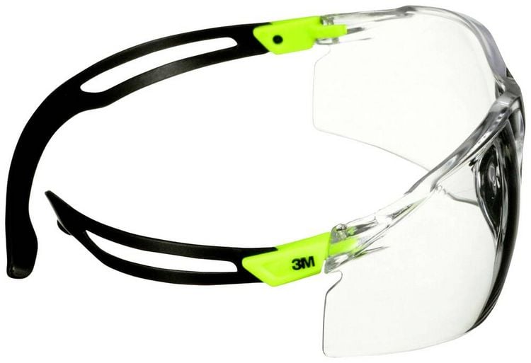 Produktbild: 3M SecureFit SF501SGAF-GRN Schutzbrille mit Antibeschlag-Schutz Gr&uuml;n