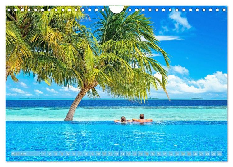 Produktbild: Reif f&uuml;r die Insel: Fernweh & Traumziele (Wandkalender 2027 DIN A4 quer), CALVENDO Monatskalender