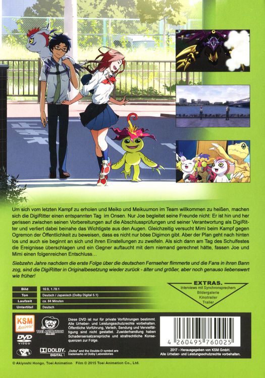 Produktbild: Digimon Adventure tri. Chapter 2 - Determination