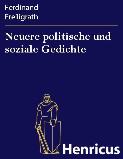 Produktbild: Neuere politische und soziale Gedichte