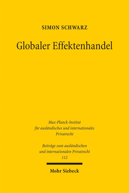 Produktbild: Globaler Effektenhandel