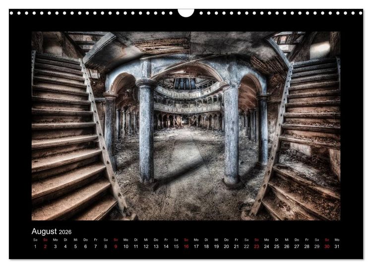 Produktbild: Lost Places - vergessene orte vergessener glanz (Wandkalender 2026 DIN A3 quer), CALVENDO Monatskalender