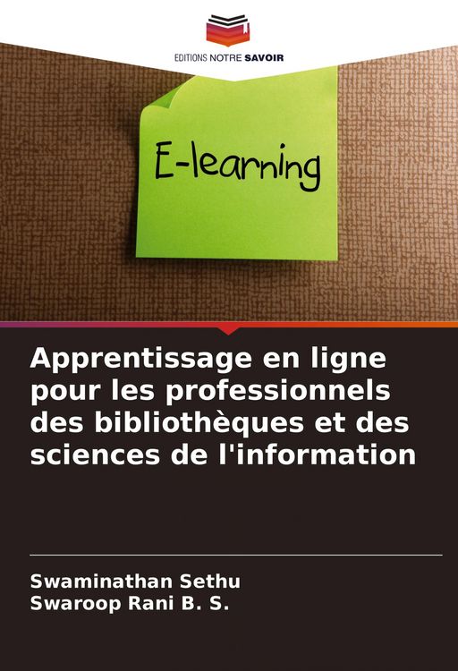 Produktbild: Apprentissage en ligne pour les professionnels des biblioth&egrave;ques et des sciences de l'information