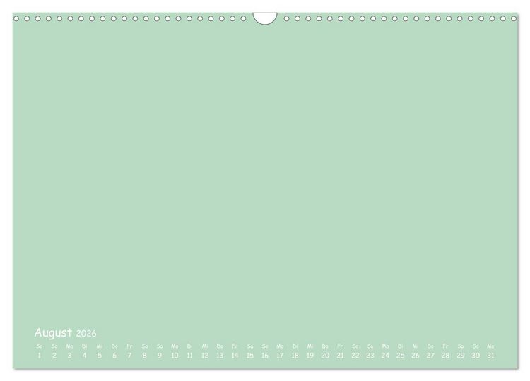 Produktbild: Regenbogen Kinder Bastelkalender - Zum Selbstgestalten - DIY Kreativ-Kalender (Wandkalender 2026 DIN A3 quer), CALVENDO Monatskalender