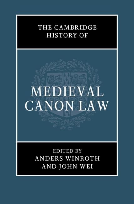 Produktbild: Cambridge History of Medieval Canon Law