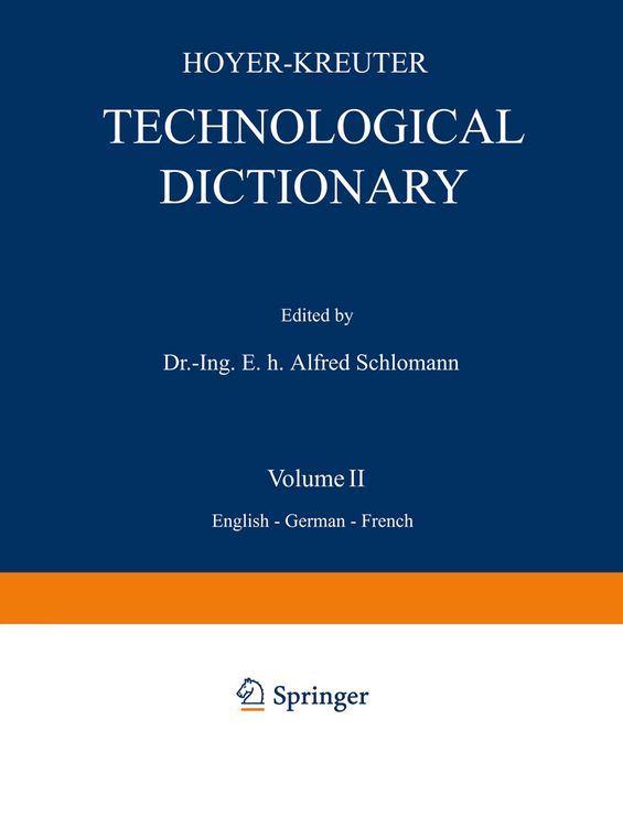 Produktbild: Technological Dictionary